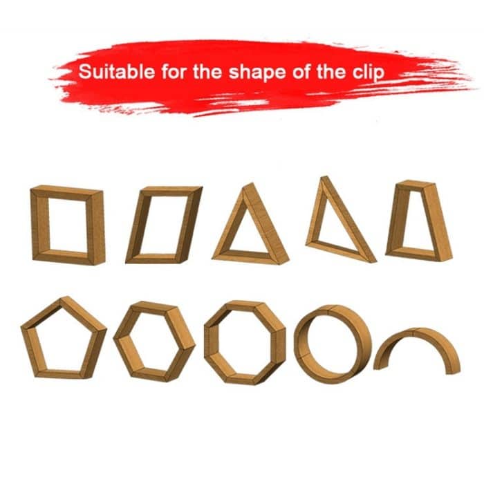 4 Meter reines Material Nylon-Verbandclip Multifunktionsclipclip Typ Bindung Multilateraler Winkel Holzbearbeitungswerkzeugklemme – Bild 9