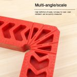 4 Zoll Kunststoff 90 Grad Holzbearbeitung Hilfspositionierer Vierkantlineal Befestigungswerkzeug – Bild 3