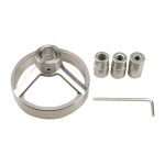 5-in-1-Bohrführung Vertikale Taschenlochlehre 5/6/7/8/9/10/12 mm Bohrerlochsuche Edelstahl-Holzbearbeitungslehre