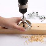 5-in-1-Bohrführung Vertikale Taschenlochlehre 5/6/7/8/9/10/12 mm Bohrerlochsuche Edelstahl-Holzbearbeitungslehre – Bild 5