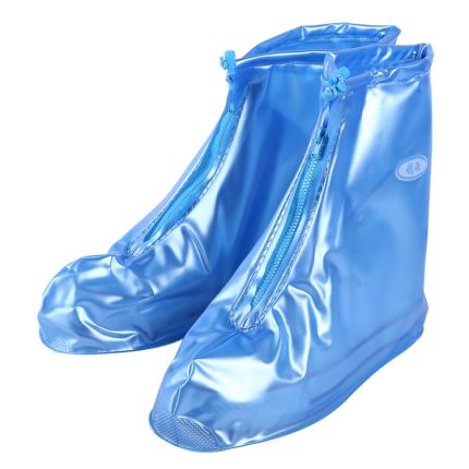 Modischer, rutschfester, wasserdichter Schuhüberzug aus PVC mit dicken Sohlen. Größe: M, Size: M