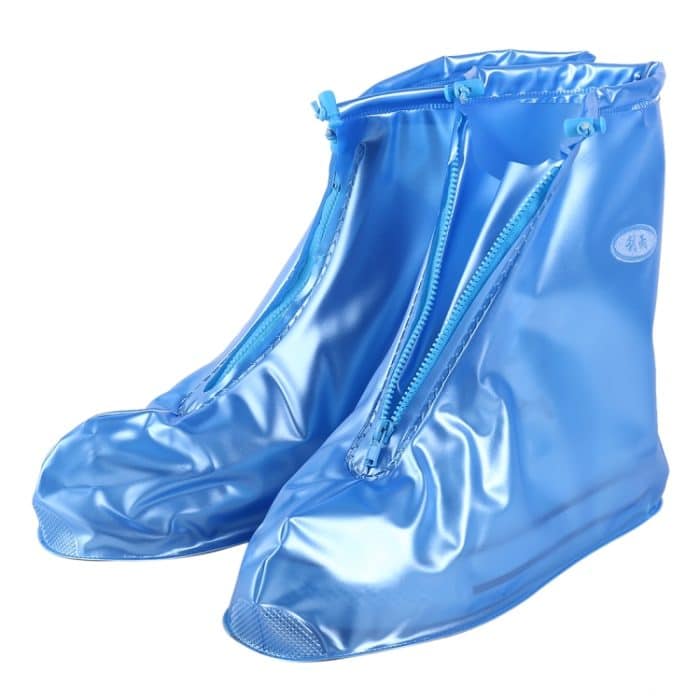 Modischer, rutschfester, wasserdichter Schuhüberzug aus PVC mit dicken Sohlen. Größe: M, Size: M – Bild 2