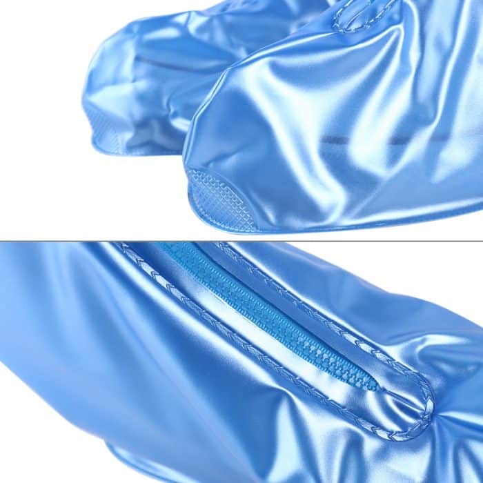 Modischer, rutschfester, wasserdichter Schuhüberzug aus PVC mit dicken Sohlen. Größe: M, Size: M – Bild 4