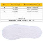 Mode Kinder PVC rutschfeste wasserdichte Schuhüberzug mit dicken Sohlen Größe: M, Size: M – Bild 8