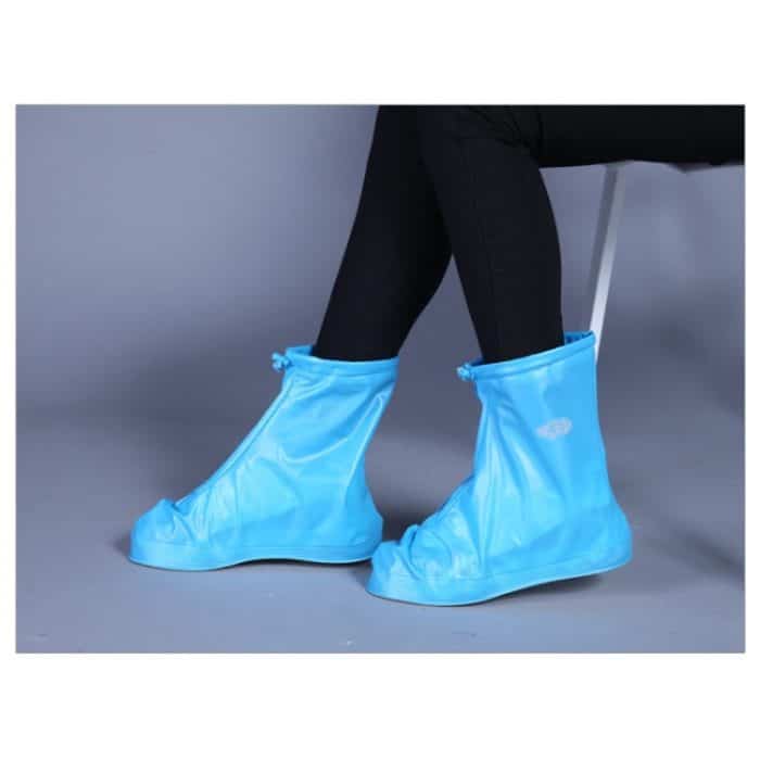 Mode Kinder PVC rutschfeste wasserdichte Schuhüberzug mit dicken Sohlen Größe: L, Size: L – Bild 6
