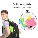 Mode Kinder Leichter EVA Transparent Frosted Regenmantel Großer Hut mit Tasche Größe: XL, Size: XL – Bild 5