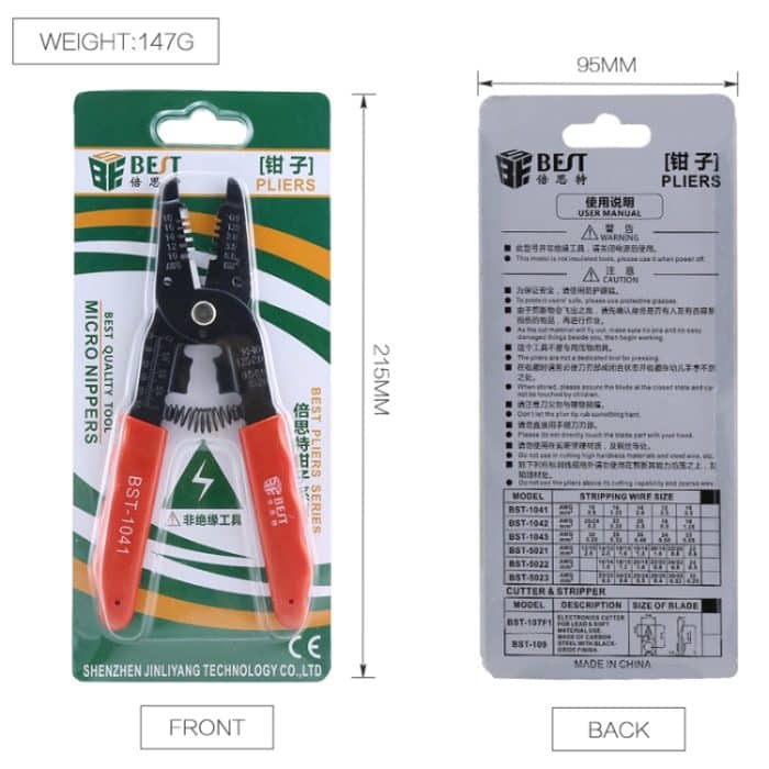 BEST-1041 0,9 ~ 5,5 mm Abisolierzange – Bild 6