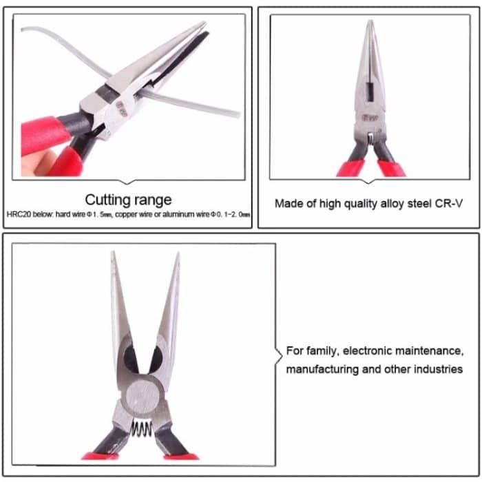 BEST-13 Multifunktionszange mit langer flacher Nase – Bild 6