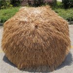 Beach Holiday Shade Imitation Straw Umbrella, Spezifikation: 1,8 m (Kaffee) – Bild 2