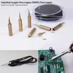 10 PCS BEST Pure Copper Niedertemperatur-Lötkolbenspitze Speziell zum Schweißen von Sprungdraht A-900M-T-IS – Bild 7