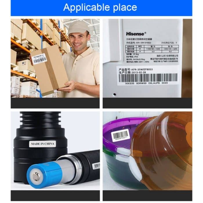 Etikettendrucker Papieraufkleber, Größe: 20 x 30 mm （5000 Stück Etiketten） – Bild 6