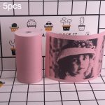 10 Stück Thermo-Etikettendrucker-Papieraufkleber für PAPERANG P1/P2/A6, Größe: 57 x 30 mm