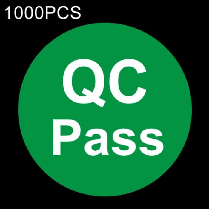 1000 Stück runde QC-Pass-Aufkleber, QC-Pass-Etikett – Bild 1