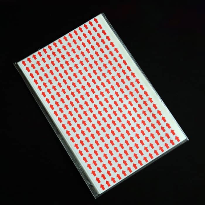 20 PCS Rechteckform Selbstklebender Pfeil Nacharbeit Aufkleber Nacharbeit Etikett – Bild 2