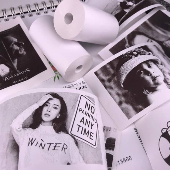 10 Stück Thermoetikettendrucker-Papieraufkleber für C19, Größe: 57 x 30 mm – Bild 2