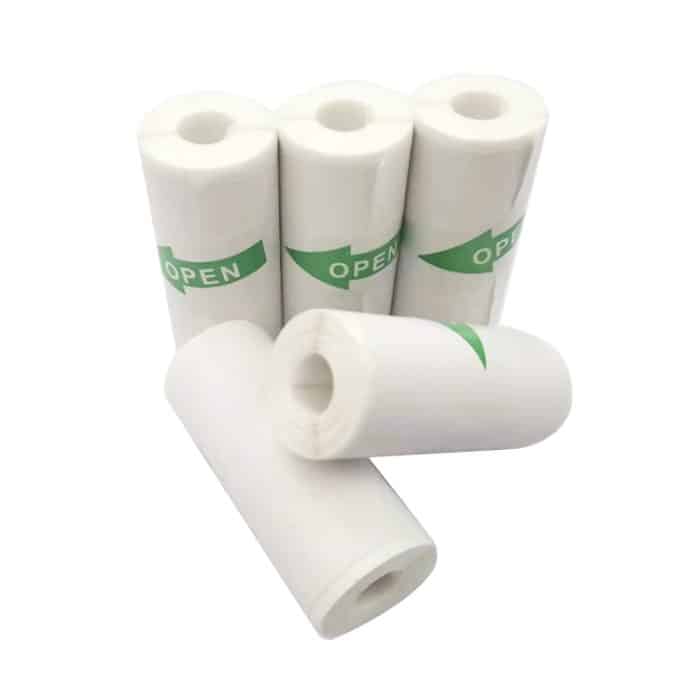 10 Stück selbstklebende Etikettendruckerpapieraufkleber, Größe: 57 x 25 mm – Bild 2