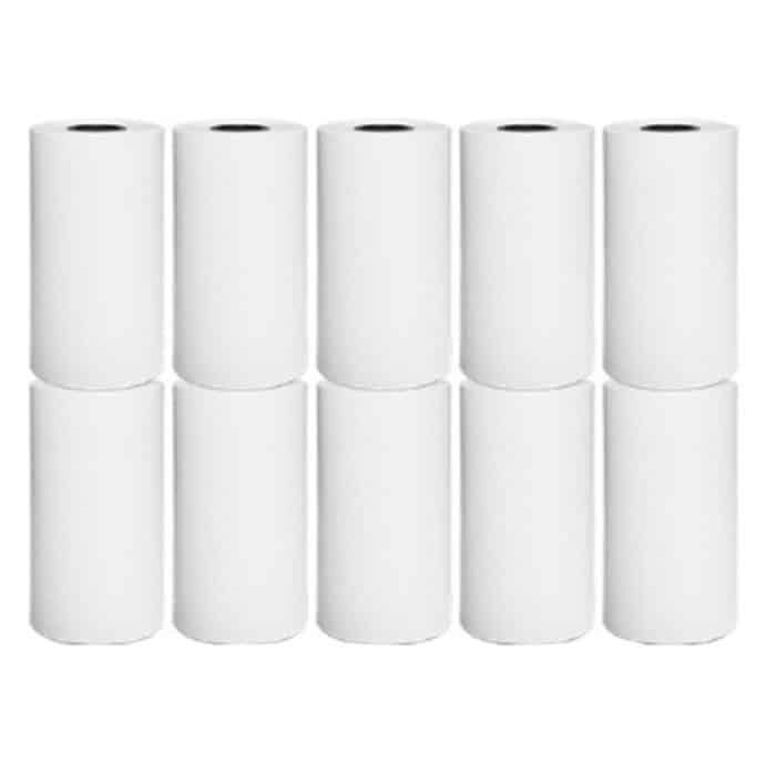 PACK1502.jpg 10 Stück Thermoetikettendrucker-Papieraufkleber, Größe: 57 x 25 mm – Bild 1