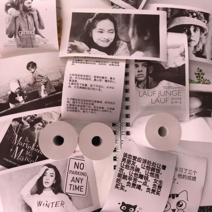 10 Stück Thermoetikettendrucker-Papieraufkleber, Größe: 57 x 25 mm – Bild 3