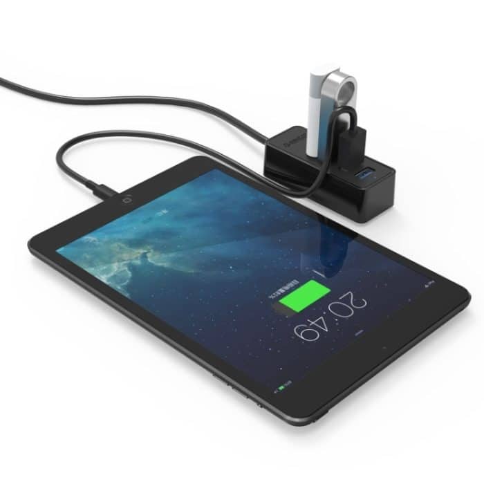 ORICO W5P-U3-30 4-Port USB 3.0 Desktop-HUB mit 30 cm Micro-USB-Kabel-Netzteil, W5P-U3-30 Black, W5P-U3-30 White – Bild 5