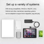 ORICO W5P-U3-30 4-Port USB 3.0 Desktop-HUB mit 30 cm Micro-USB-Kabel-Netzteil, W5P-U3-30 Black, W5P-U3-30 White – Bild 7