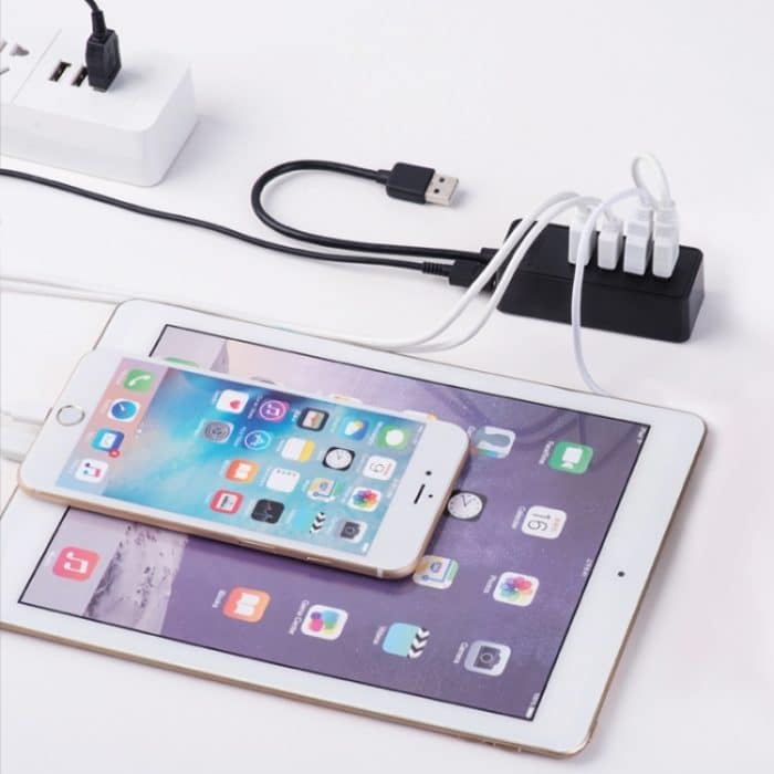 ORICO W5P-U3-30 4-Port USB 3.0 Desktop-HUB mit 30 cm Micro-USB-Kabel-Netzteil, W5P-U3-30 Black, W5P-U3-30 White – Bild 9