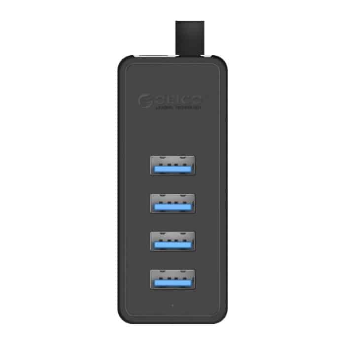 ORICO W5P-U3-100 4-Port USB 3.0 Desktop-HUB mit 100 cm Micro-USB-Kabel-Netzteil, W5P-U3-100 Black, W5P-U3-100 White – Bild 2