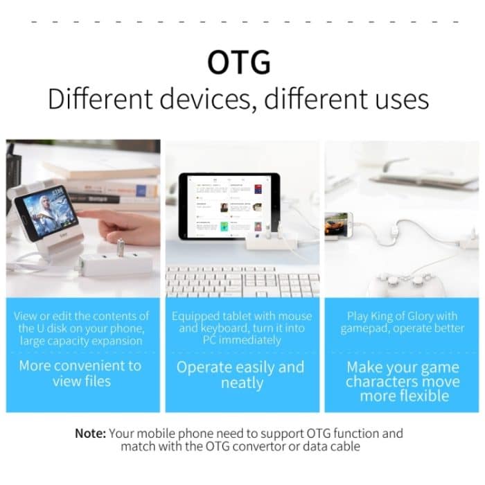 ORICO W5P-U3-100 4-Port USB 3.0 Desktop-HUB mit 100 cm Micro-USB-Kabel-Netzteil, W5P-U3-100 Black, W5P-U3-100 White – Bild 12