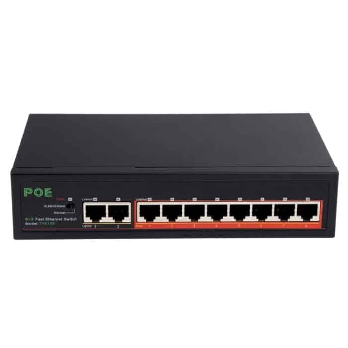 PC0056.jpg 8 Ports 10 / 100Mbps POE-Switch IEEE802.3af Power Over Ethernet-Netzwerk-Switch für IP-Kamera-VoIP-Telefon-AP-Geräte – Bild 1