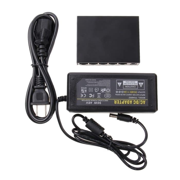 5 Ports POE-Switch mit 10 / 100Mbps IEEE802.3af Power Over Ethernet-Netzwerk-Switch für VoIP-Telefon-AP-Geräte mit IP-Kamera – Bild 6