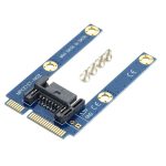 Mini-PCI-E-mSATA-SSD-auf-SATA-7-Pin-MPCIe-Erweiterungsadapterkarte