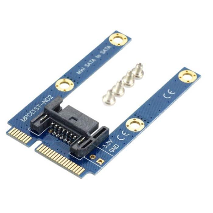 Mini-PCI-E-mSATA-SSD-auf-SATA-7-Pin-MPCIe-Erweiterungsadapterkarte – Bild 2