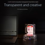 ORICO 6139U3 2,5/3,5 Zoll transparente SATA-zu-USB-3.0-Festplatten-Dockstation, USB 3.0 – Bild 11