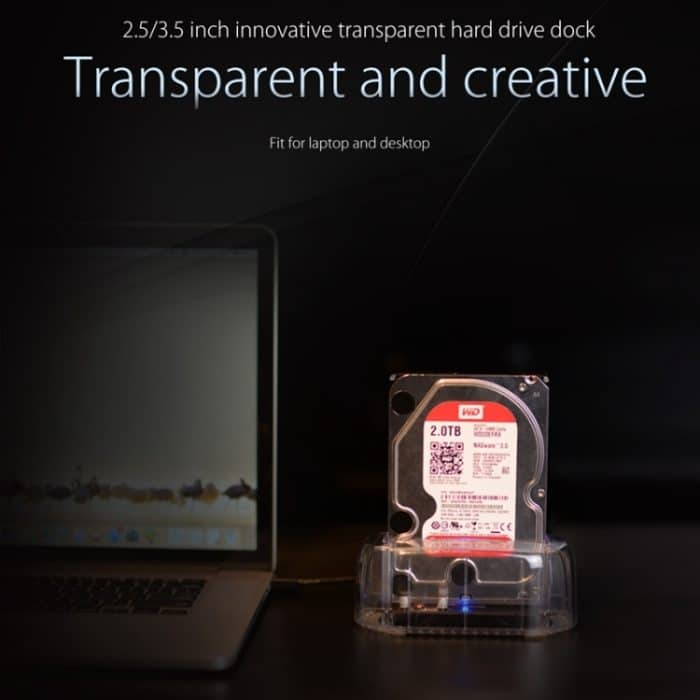 ORICO 6139U3 2,5/3,5 Zoll transparente SATA-zu-USB-3.0-Festplatten-Dockstation, USB 3.0 – Bild 11