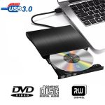 Gebürstete Textur USB 3.0 POP-UP Mobiles externes DVD-Rw DVD / CD-umschreibbares Laufwerk Externes ODD- und HDD-Gerät