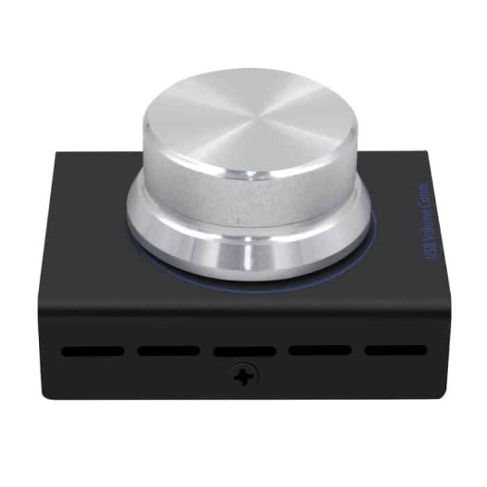 OT-U001 USB-Lautstärkeregler für PC, Computer, Lautsprecher, Audio-Lautstärkeregler, unterstützt Win 10/8/7/Vista/XP und Mac, OT-U001 (Blue), OT-U001 (Black) – Bild 2