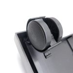 Verstellbare Halterung für Computer-Mainframe-Host mit Rad, Größe: S, H Type (Black), H Type (White) – Bild 5