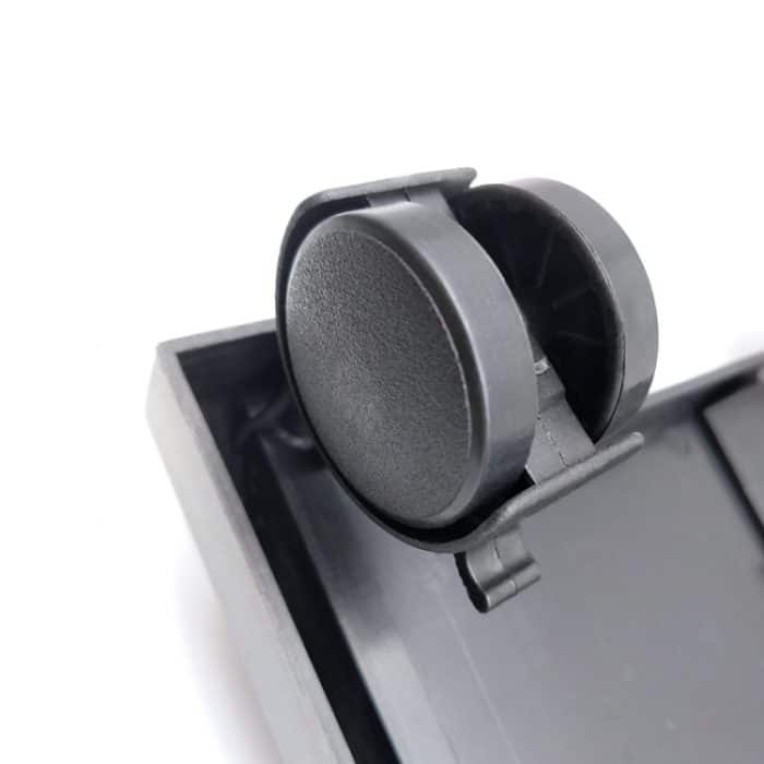 Verstellbare Halterung für Computer-Mainframe-Host mit Rad, Größe: S, H Type (Black), H Type (White) – Bild 5