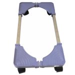 Computer Mainframe Host Einstellbare mobile Basishalterung mit Rad, 43-55 cm Länge einstellbar, 22-34 cm Breite einstellbar – Bild 2