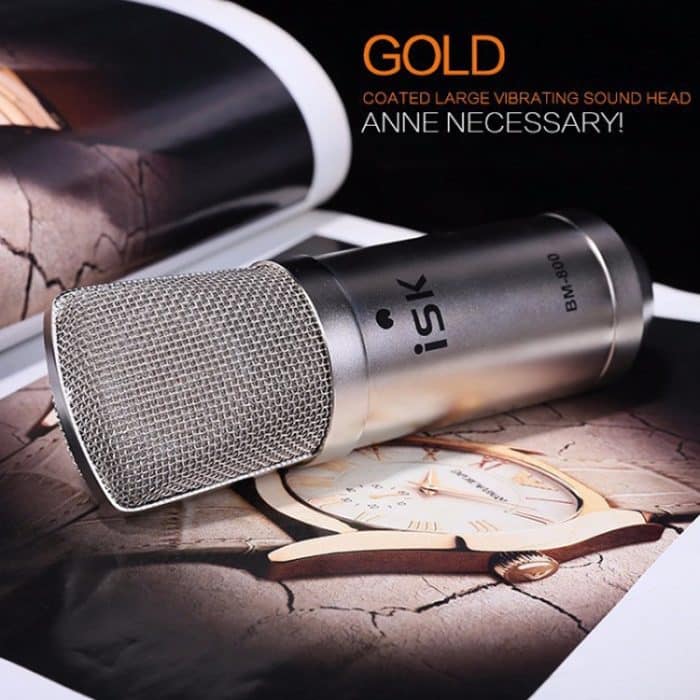 ISK BM-800 Tonaufnahmemikrofon Kondensatormikrofon für Studio und Rundfunk – Bild 6