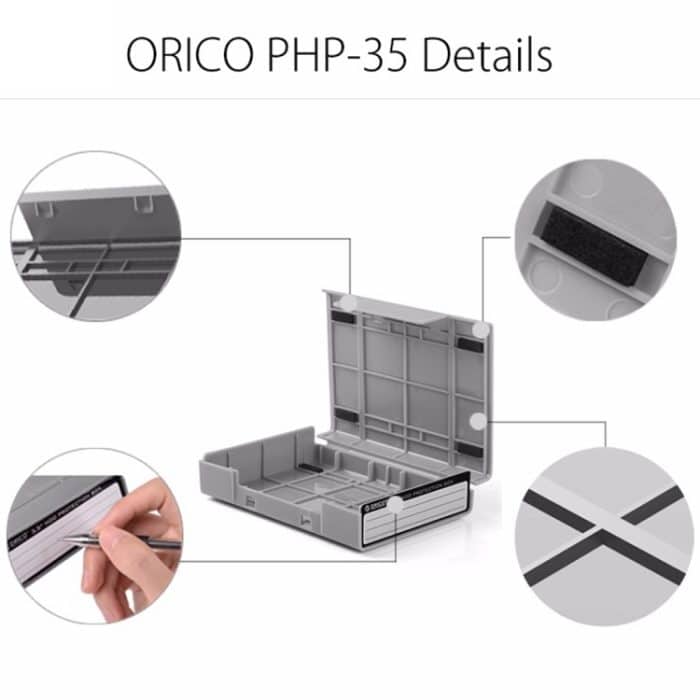 ORICO PHP-35 3,5 Zoll SATA HDD Gehäuse Festplatte Disk Protect Cover Box – Bild 7