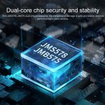 ORICO 9558U3 5-Bay USB 3.0 Typ-B Aluminium 3,5 Zoll SSD / SATA HDD-Gehäuse Speicher-Festplattenbox für Laptop-Computer-Desktop-PC, SSD / SATA (Black), SSD / SATA (Silver) – Bild 13