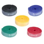 ORICO CBT-5S 5 in 1 Farben Wiederverwendbare und teilbare Klettbinder für Datenkabel / Netzkabel, Länge: 1 m – Bild 3