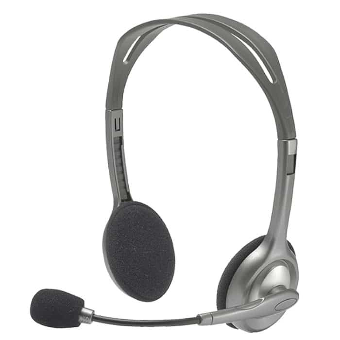 Logitech H110 Dual 3,5-mm-Audio-Stecker Stereo-Headset – Bild 2
