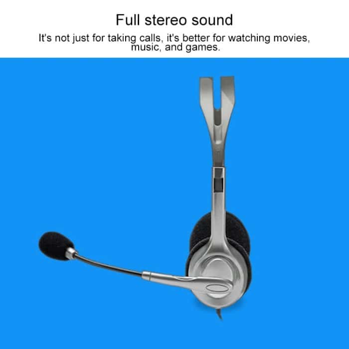 Logitech H110 Dual 3,5-mm-Audio-Stecker Stereo-Headset – Bild 5