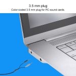 Logitech H110 Dual 3,5-mm-Audio-Stecker Stereo-Headset – Bild 6