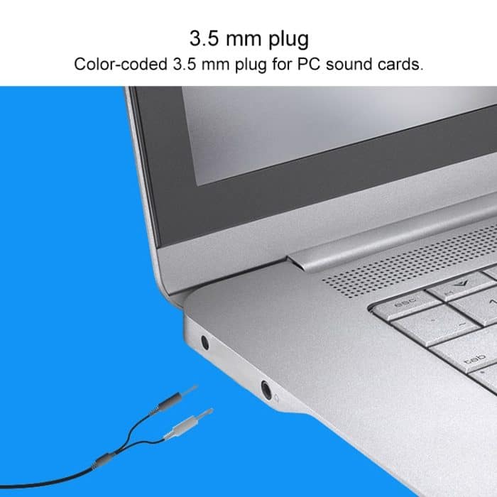 Logitech H110 Dual 3,5-mm-Audio-Stecker Stereo-Headset – Bild 6