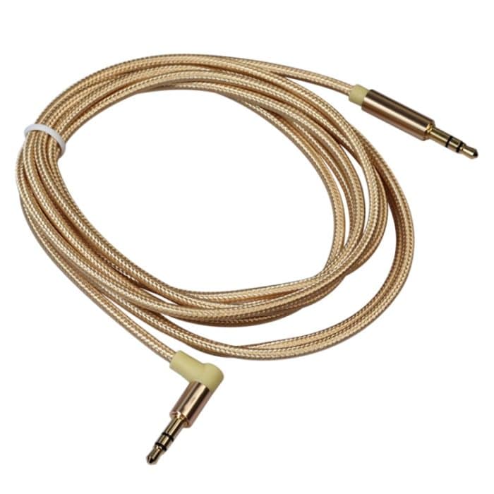 AV01 3,5-mm-Stecker-Stecker-Winkel-Audiokabel, Länge: 2 m, 2m – Bild 4
