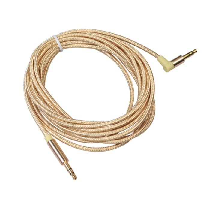 AV01 3,5-mm-Stecker-Stecker-Winkel-Audiokabel, Länge: 3 m, 3m – Bild 4