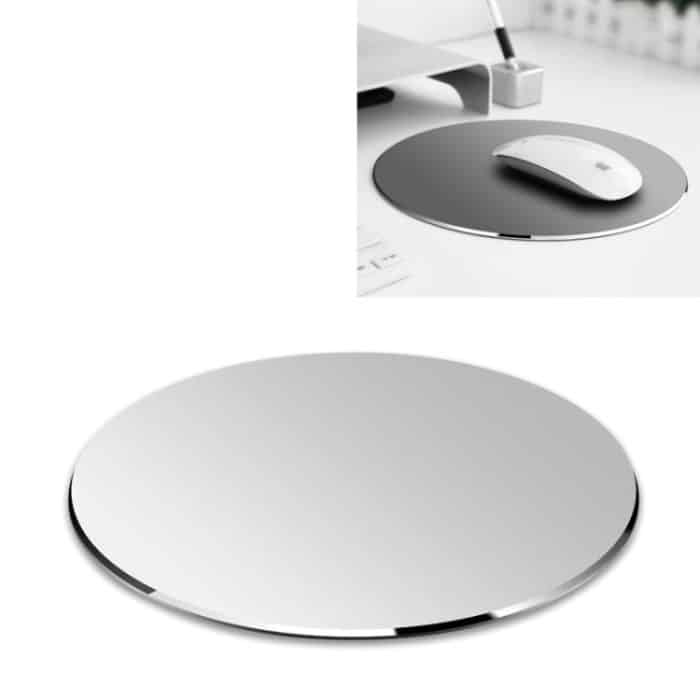 Kreisförmige Aluminiumlegierung Doppelseitiges rutschfestes Mat Desk Mouse Pad – Bild 1