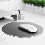 Kreisförmige Aluminiumlegierung Doppelseitiges rutschfestes Mat Desk Mouse Pad – Bild 8